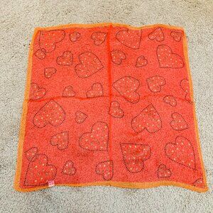Brand New “Heart” Pattern Silk Square Scarf